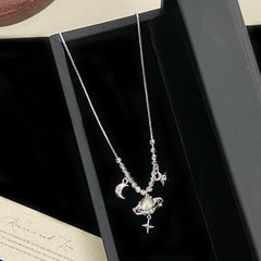 Celestial Planet Copper Alloy Necklace