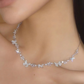 Silver Fritillary Butterfly Necklace
