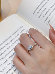 Lumière Heart S925 Sterling Silver Ring