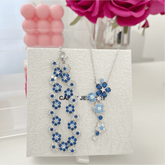 Azure Blossom Jewelry Set