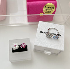 Blossom Duo Floral Open Ring