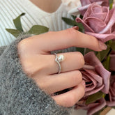 S925 Luna Pearl Ring
