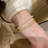 Braided Gold & Silver Jewelry Set