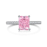 S925 Sterling Silver Radiant Bloom Ring