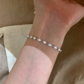 Marquise Crystal Tennis Bracelet