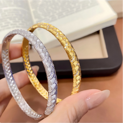 Braided Gold & Silver Jewelry Set