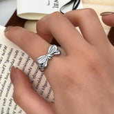 Copper Elegant Bow Open Ring