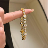 Vintage Bubble Crystal Tennis Bracelet