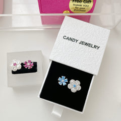 Blossom Duo Floral Open Ring