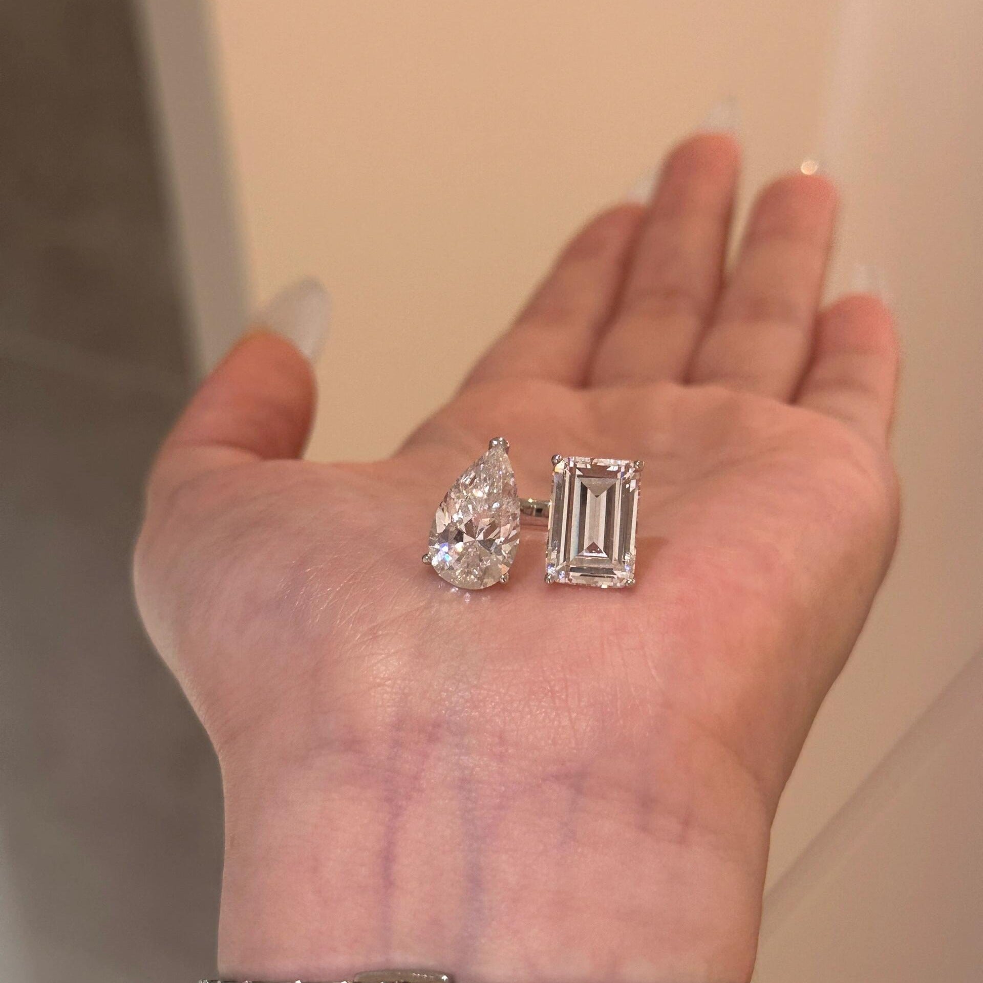 Twin Radiance S925 Sterling Silver Ring