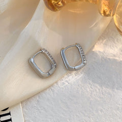 Celestia Luna Pavé Huggie Earrings