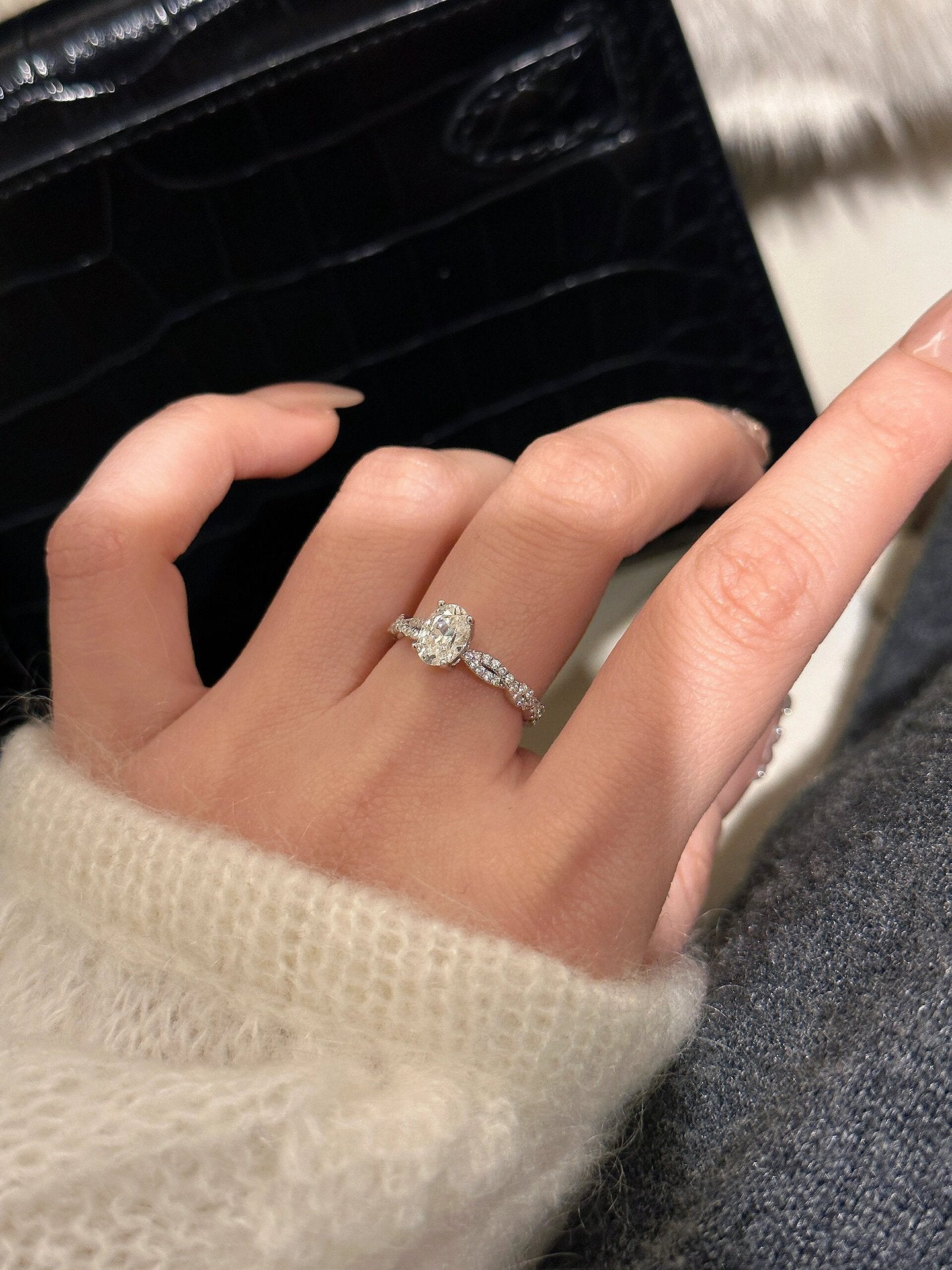 Eterna Twist S925 Sterling Silver Ring