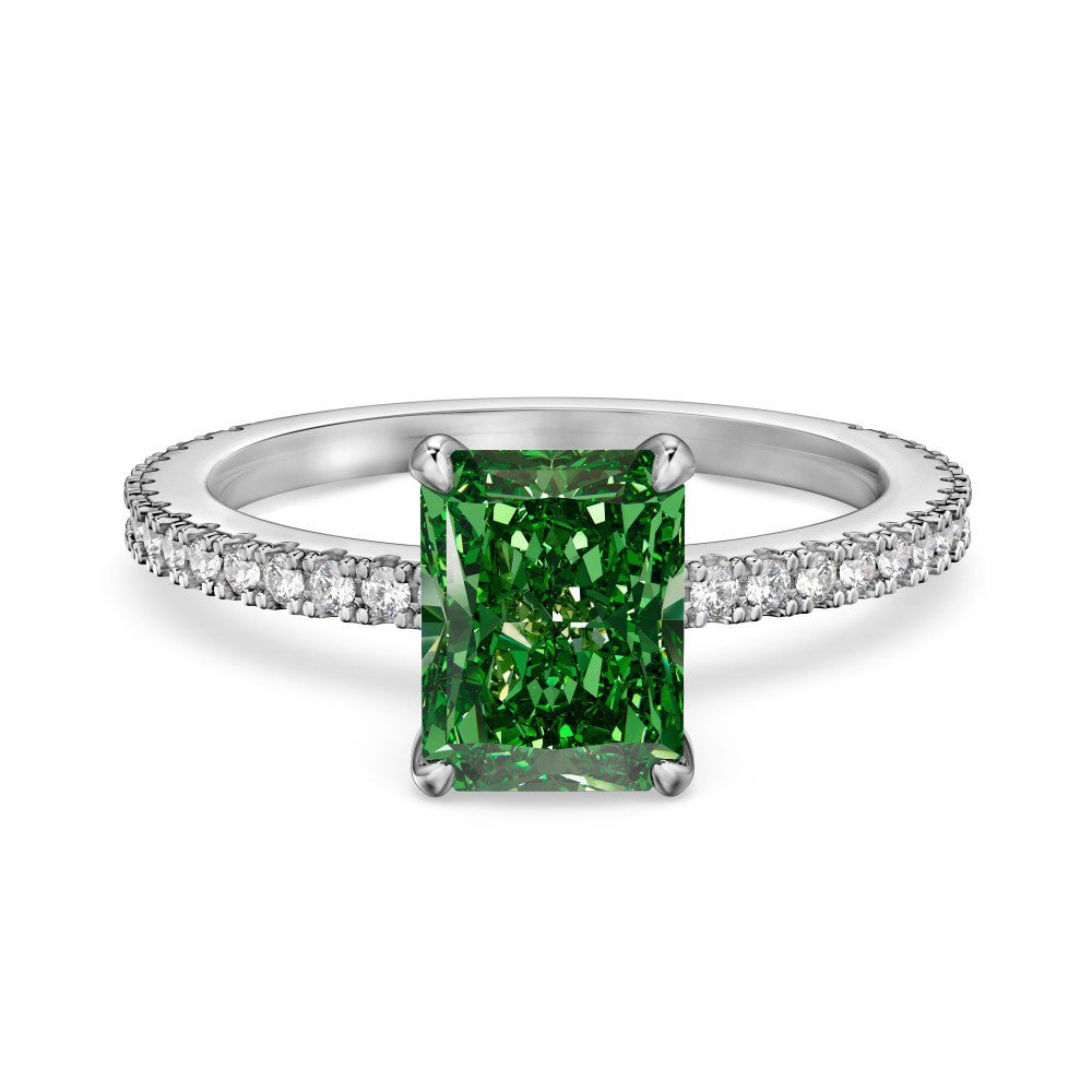 S925 Sterling Silver Radiant Bloom Ring