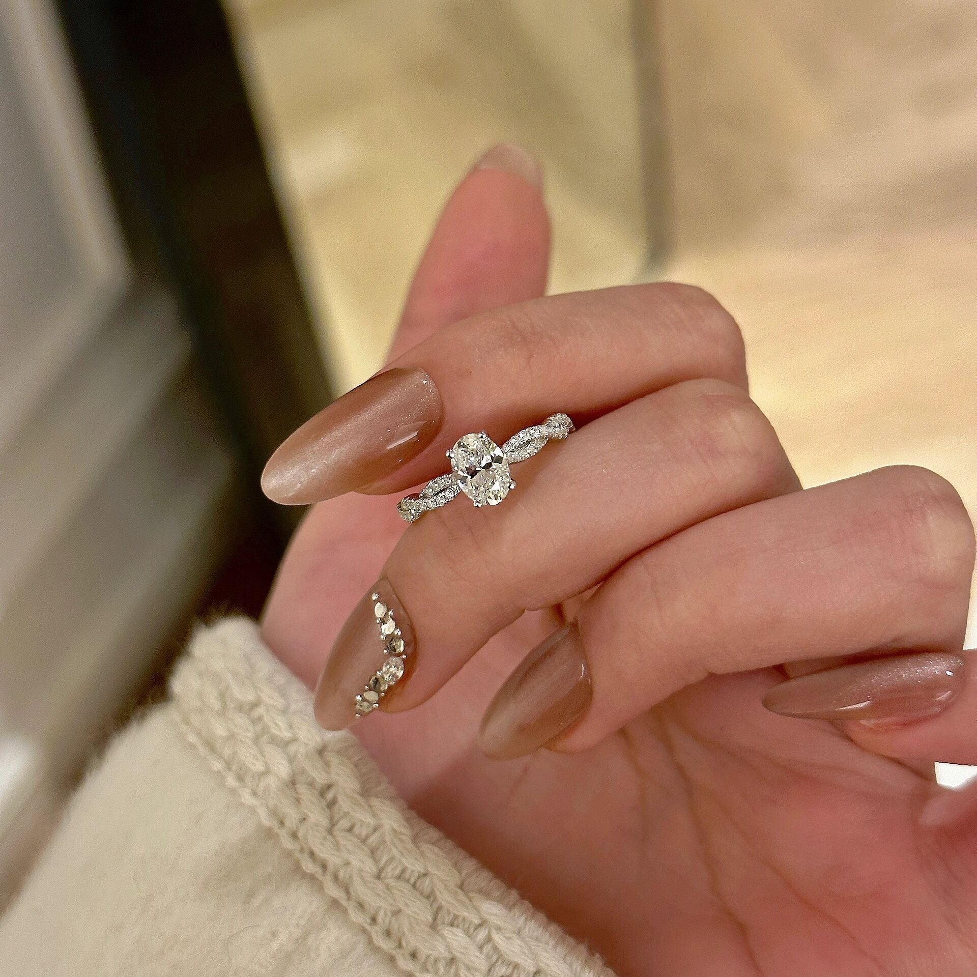 Eterna Twist S925 Sterling Silver Ring