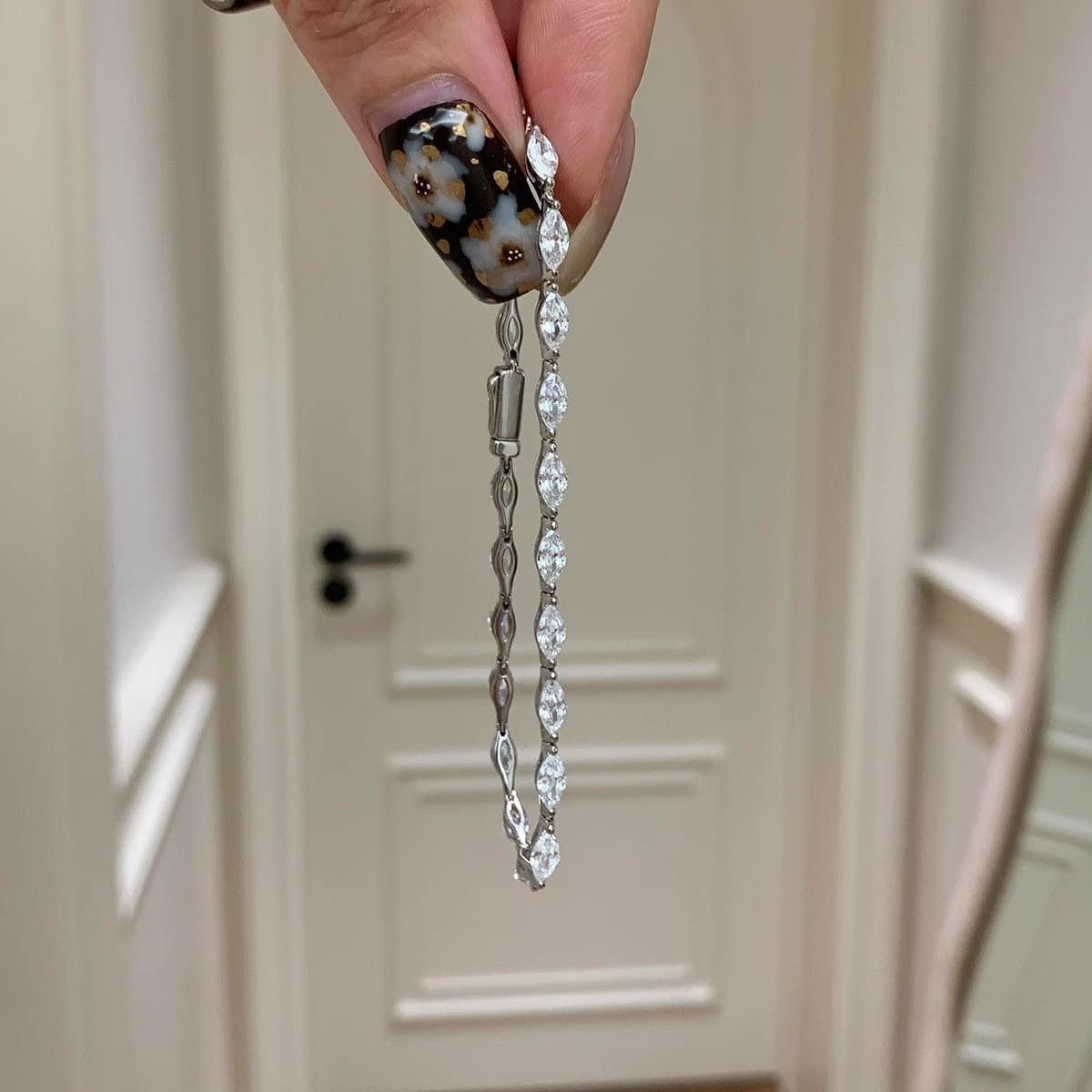 Marquise Crystal Tennis Bracelet