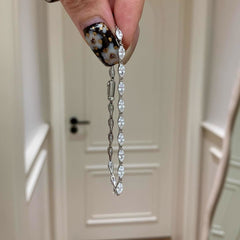 Marquise Crystal Tennis Bracelet