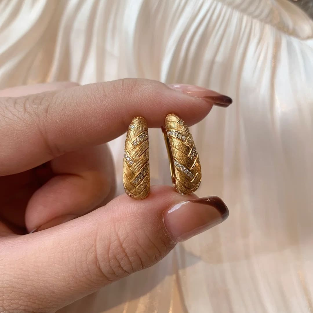 Braided Gold & Silver Jewelry Set