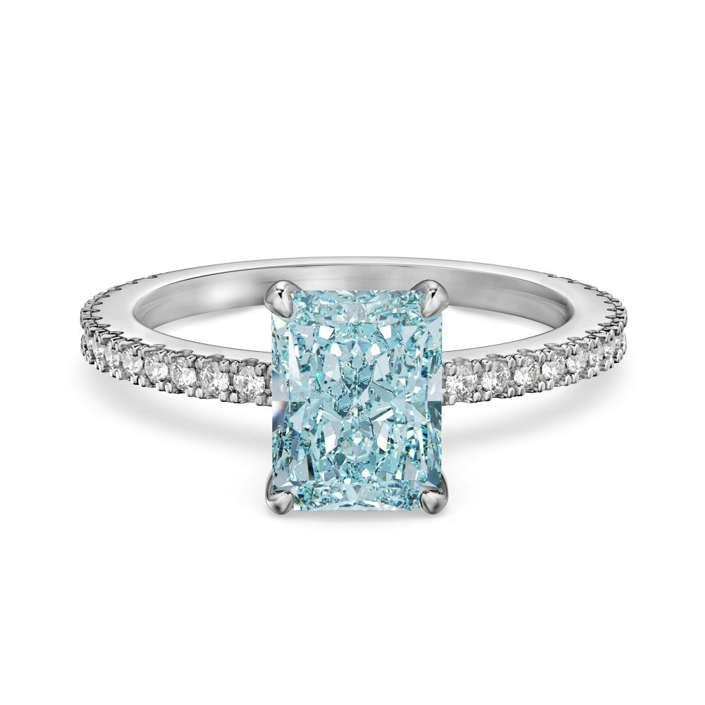 S925 Sterling Silver Radiant Bloom Ring