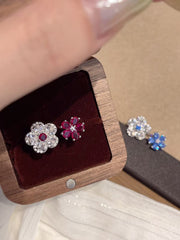 Blossom Duo Floral Open Ring