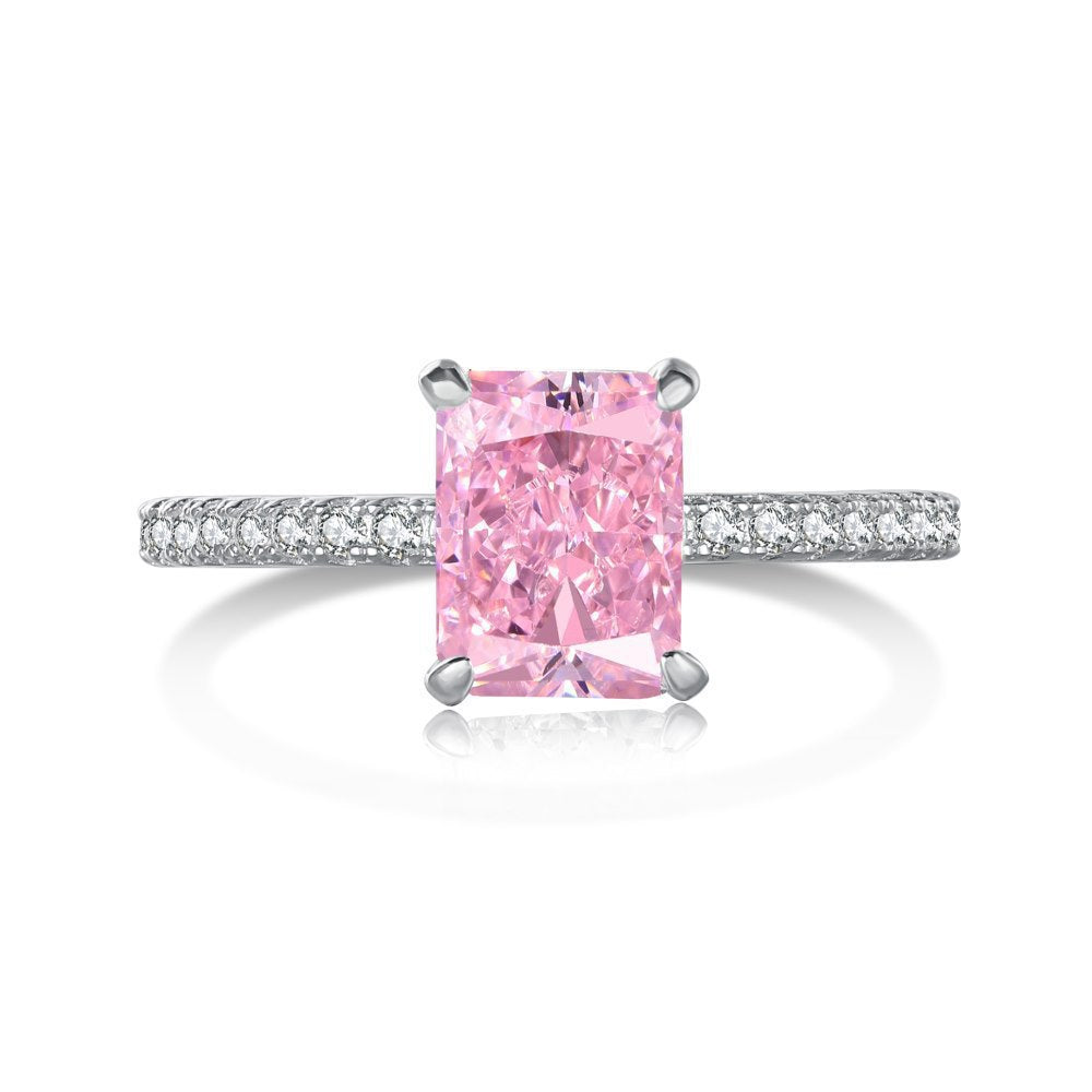 S925 Sterling Silver Radiant Bloom Ring