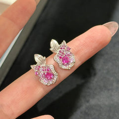 Rosé Bloom Pink Rose Jewelry Set
