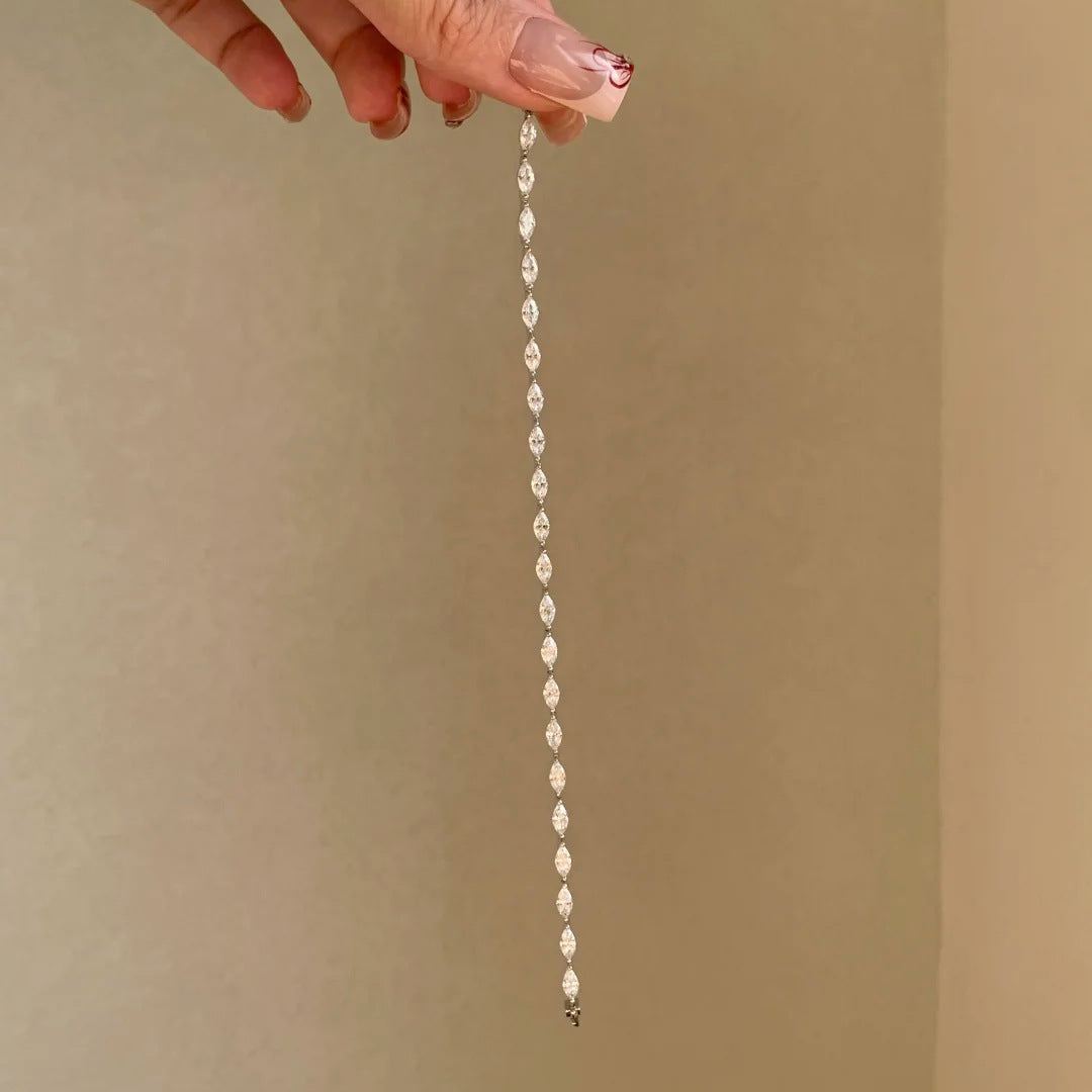 Marquise Crystal Tennis Bracelet