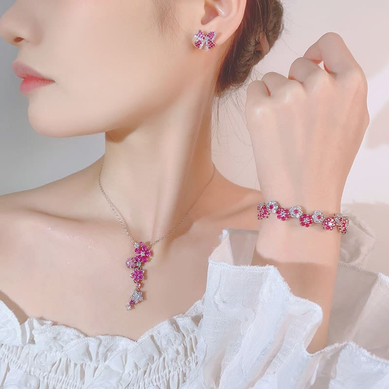 Sakura Bloom Jewelry Set
