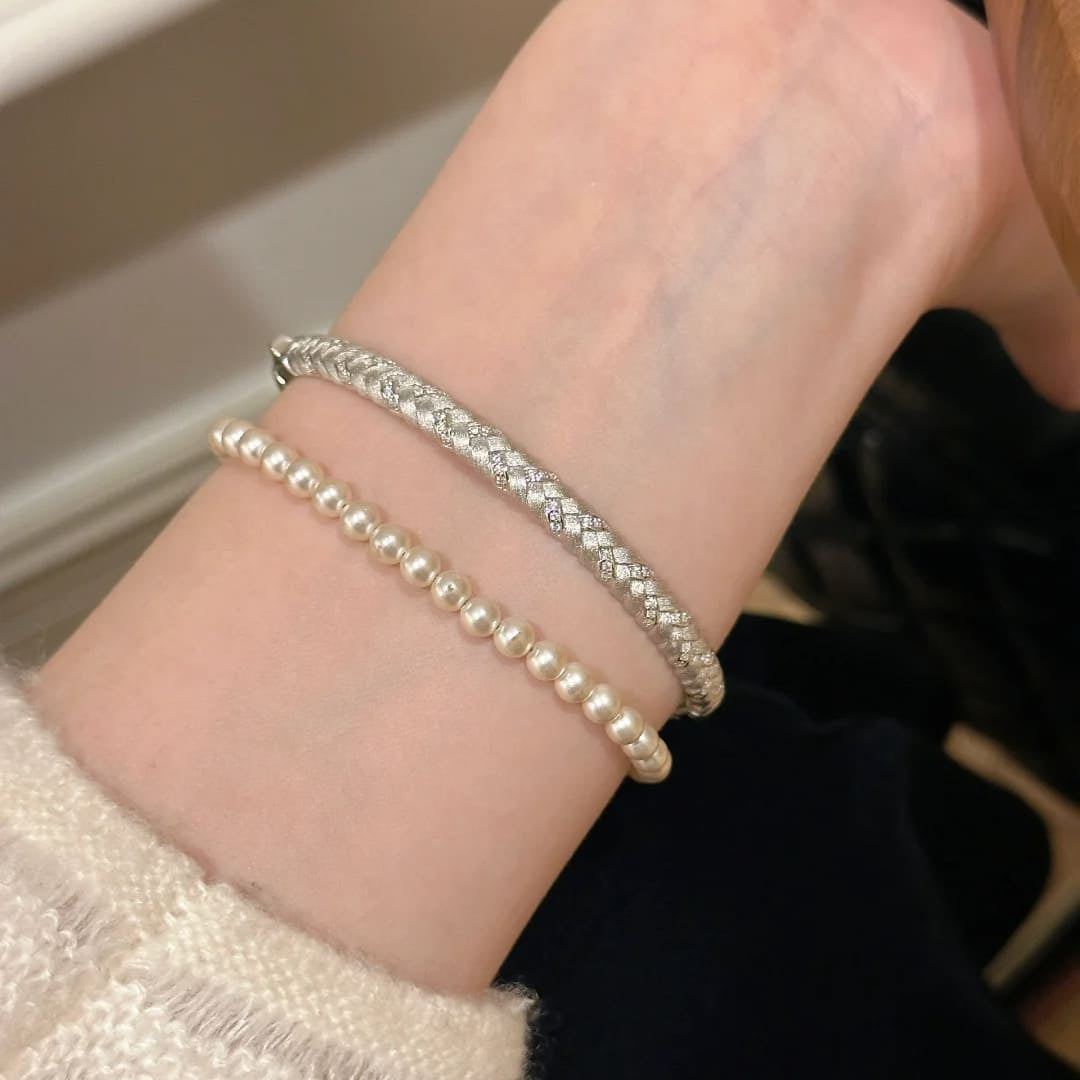 Braided Gold & Silver Jewelry Set