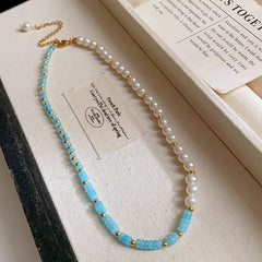 Coastal Pearl Beaded Jewelry Set