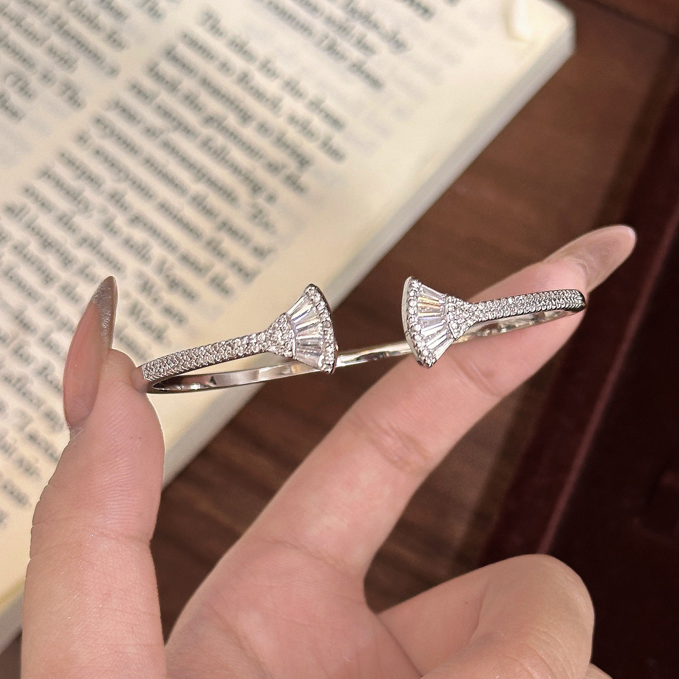 Aurora Fan Open Cuff Bracelet