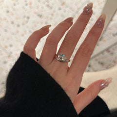 Celeste Dewdrop Sterling Silver Ring