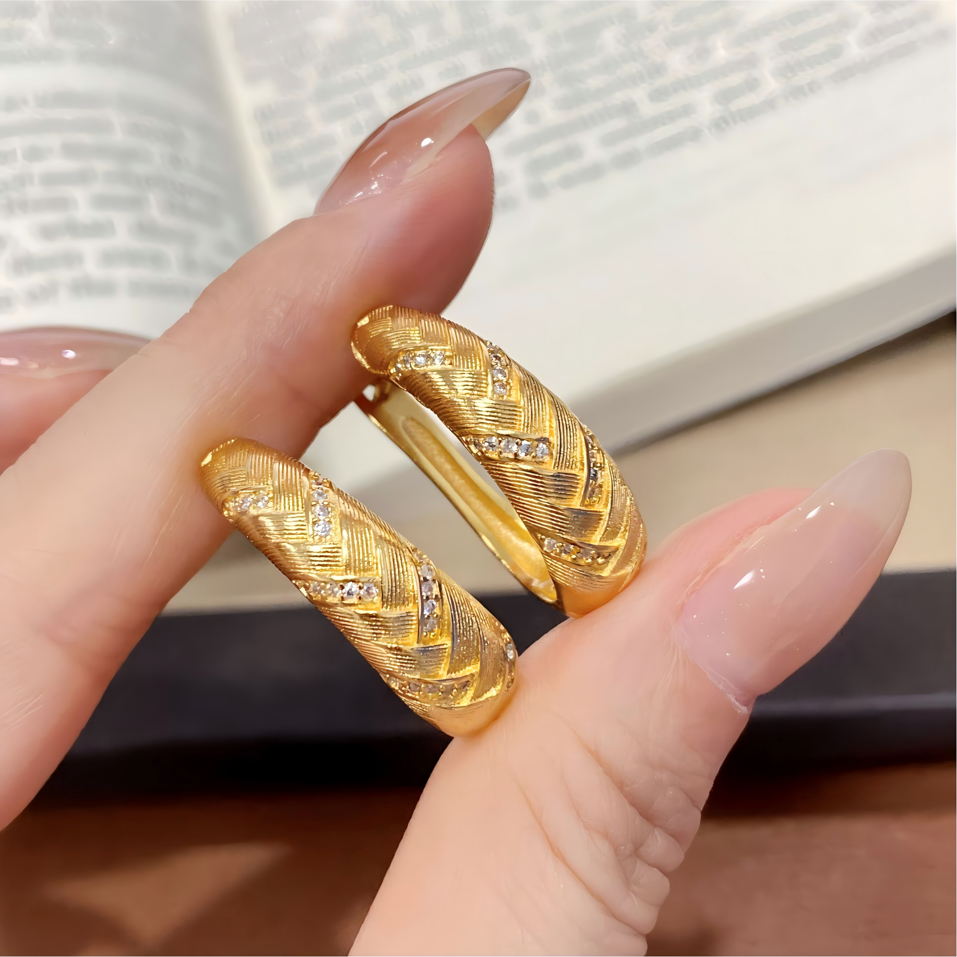 Braided Gold & Silver Jewelry Set
