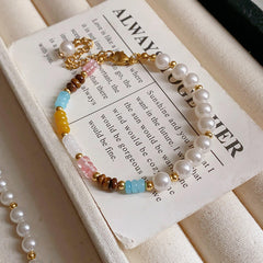 Coastal Pearl Beaded Jewelry Set