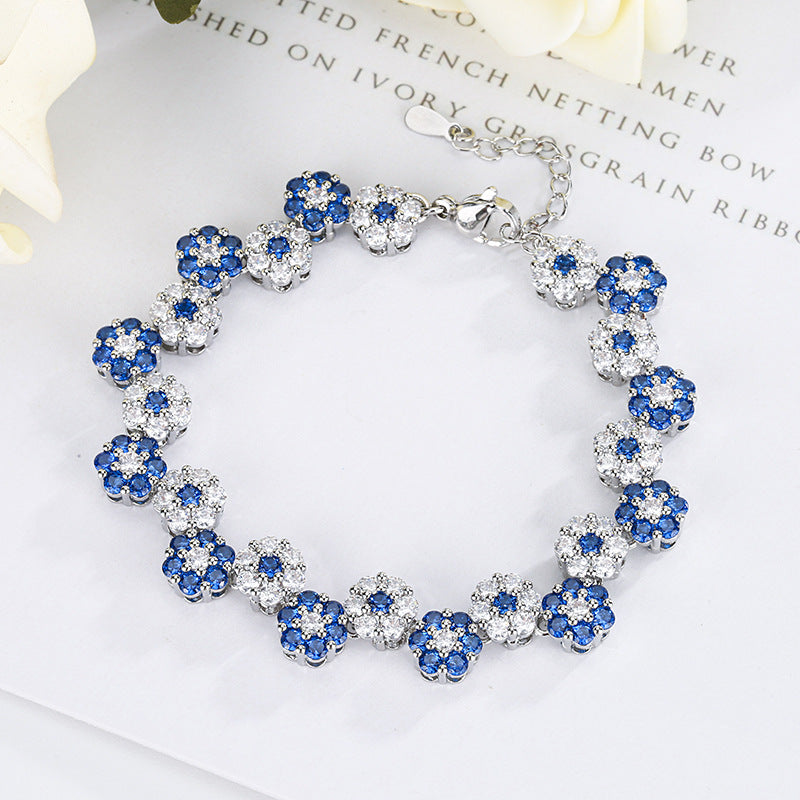 Azure Blossom Jewelry Set