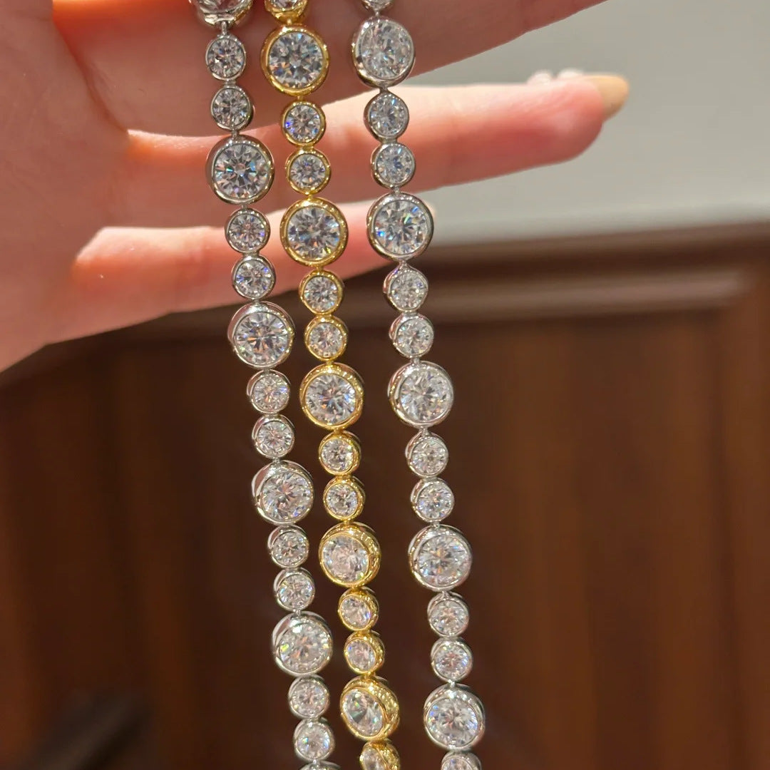 Vintage Bubble Crystal Tennis Bracelet