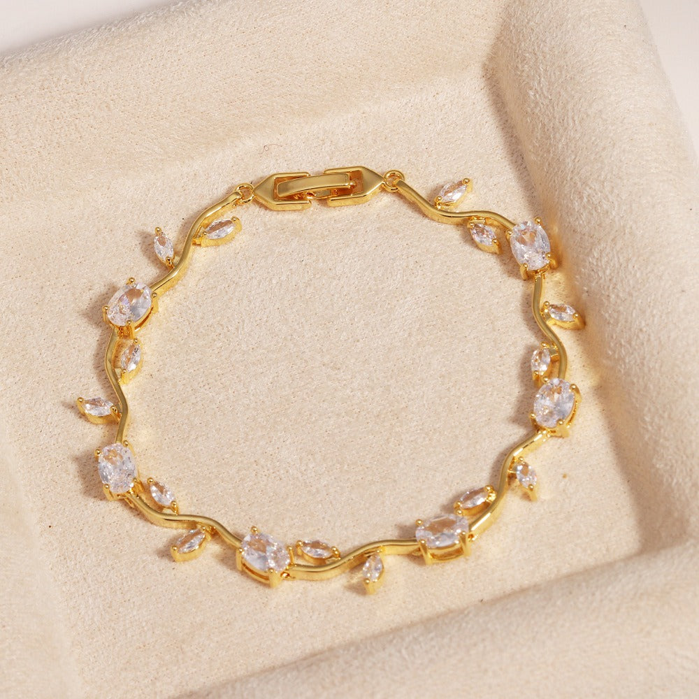 Aurora Vine Zircon Bracelet