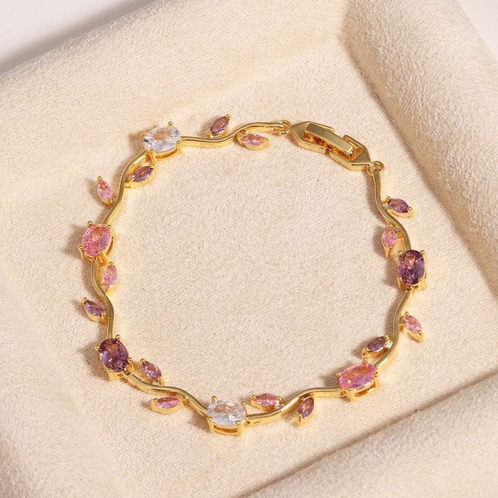 Aurora Vine Zircon Bracelet