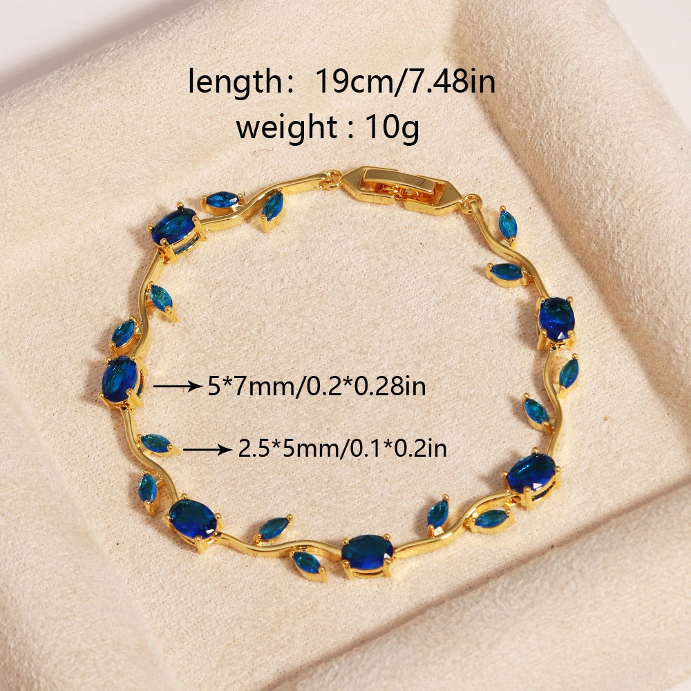 Aurora Vine Zircon Bracelet