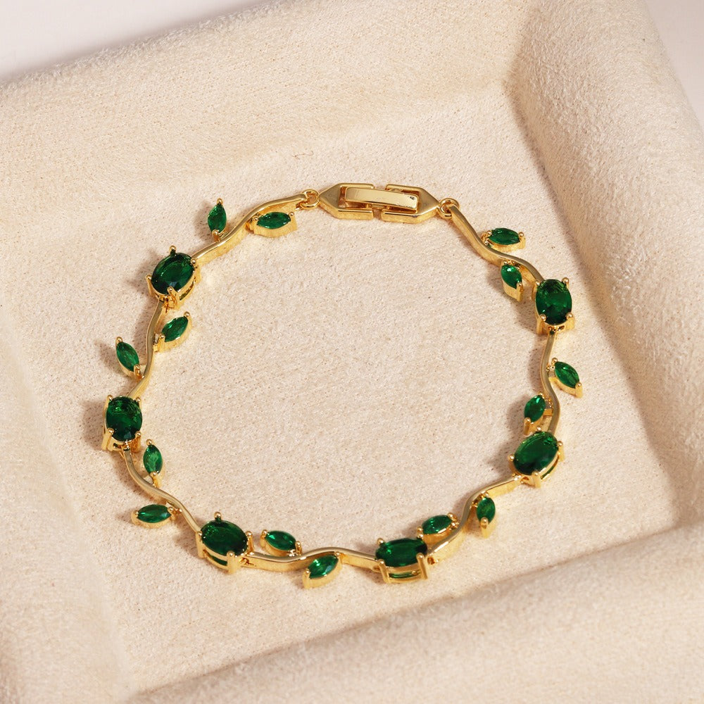 Aurora Vine Zircon Bracelet
